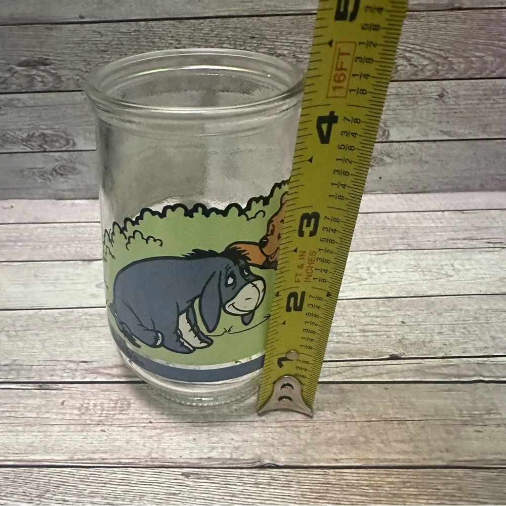 Winnie the Pooh Glass Tumbler - Clear vintage